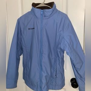 Columbia Winter Snow Ski Jacket Light Blue SIZE: M